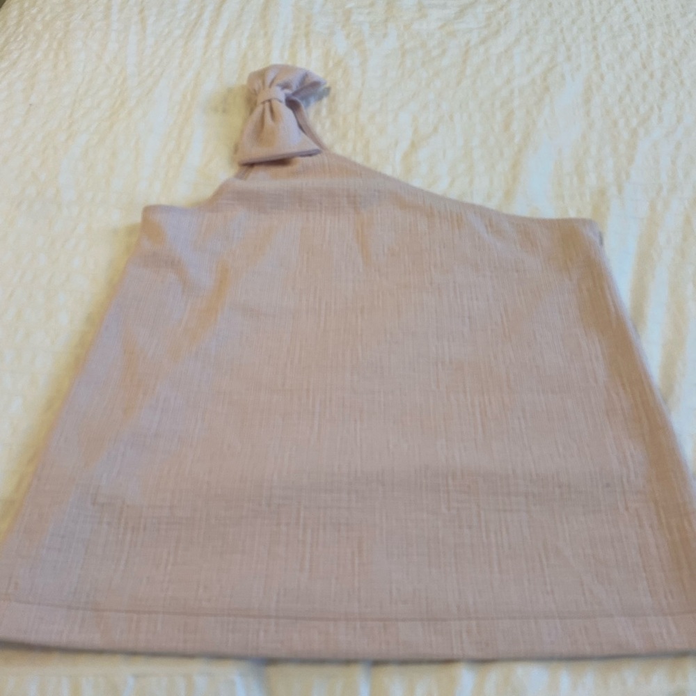 Light pink one shoulder top